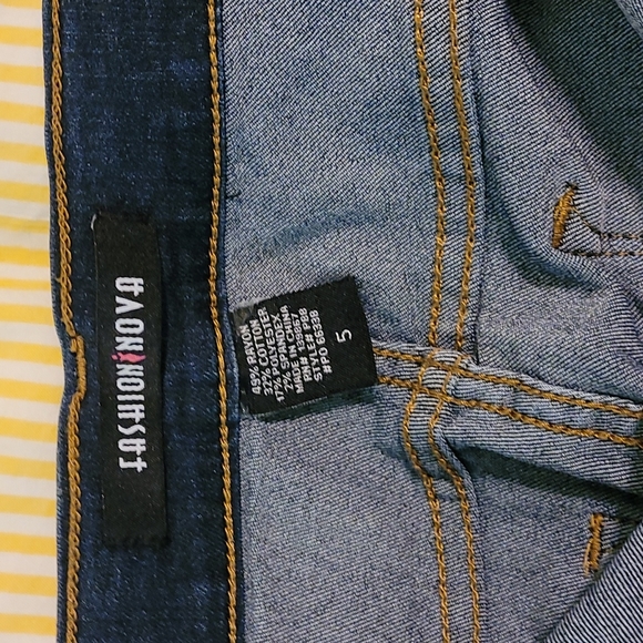 High rise skinny fit blue jeggings - Picture 4 of 4